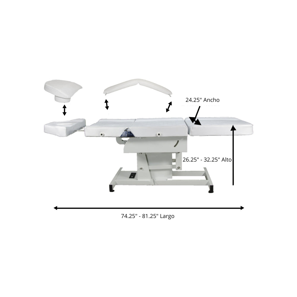 Sillón Facial Eléctrico y Banco | Spa 6888