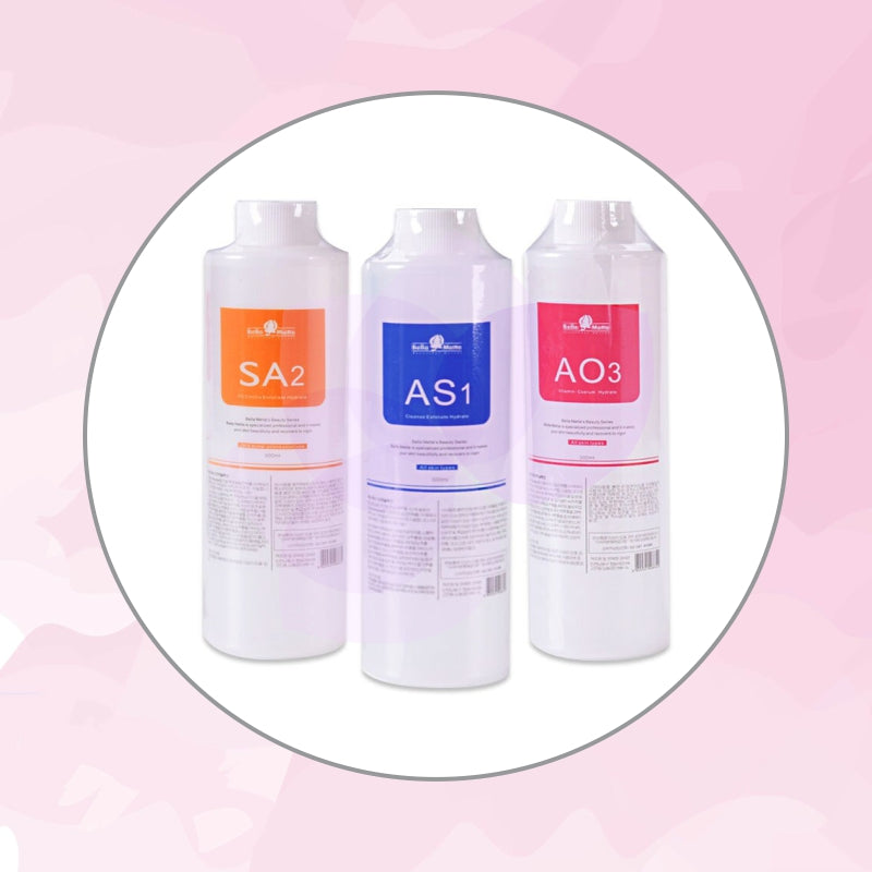 Soluciones para máquina hidrafacial