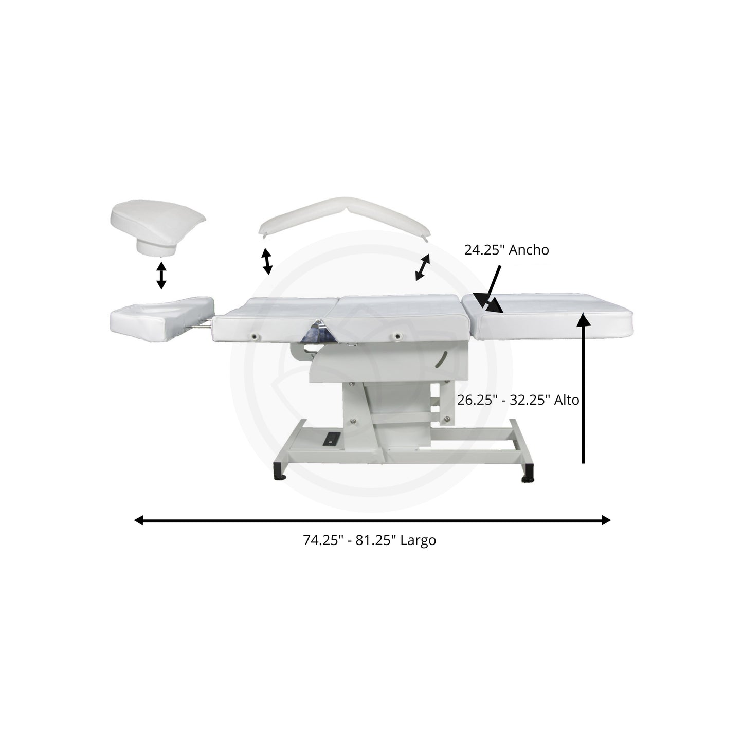 Sillón Facial Eléctrico y Banco | Spa 6888