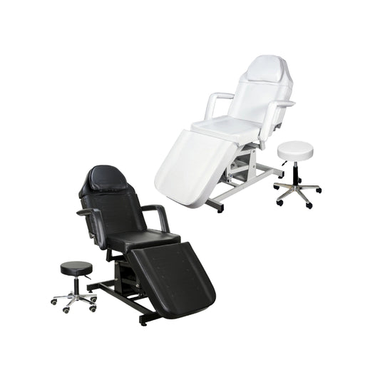 Sillón Facial Semi Eléctrico y Banco | Spa 6988