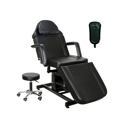 Sillón Facial Semi Eléctrico y Banco | Spa 6988