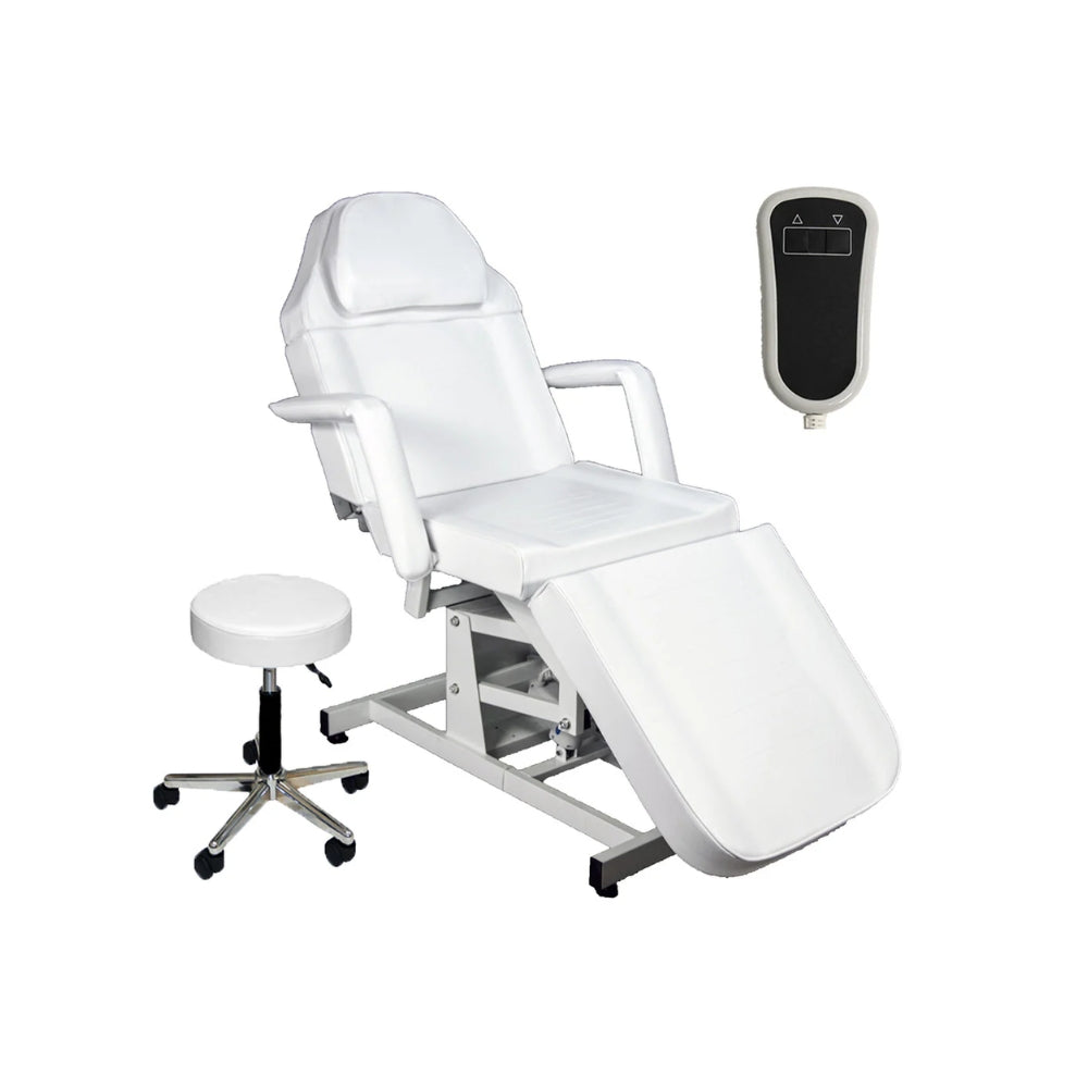 Sillón Facial Semi Eléctrico y Banco | Spa 6988